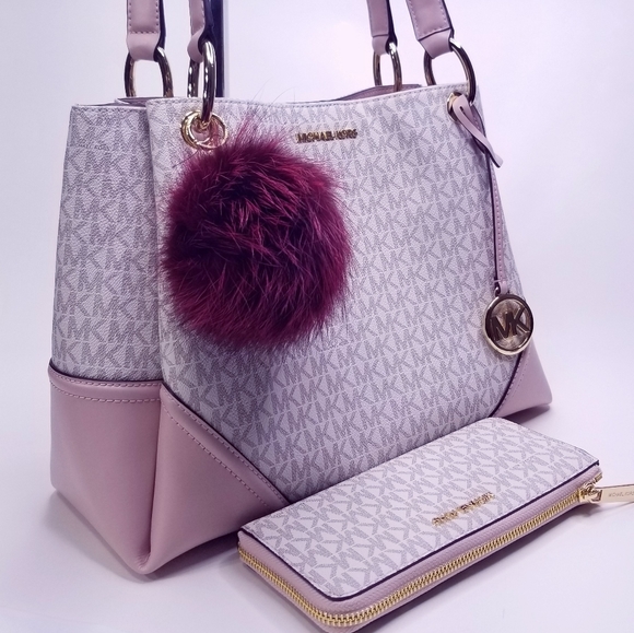 Michael Kors 3SET PURSE BAG WALLET CHARM - Picture 2 of 11